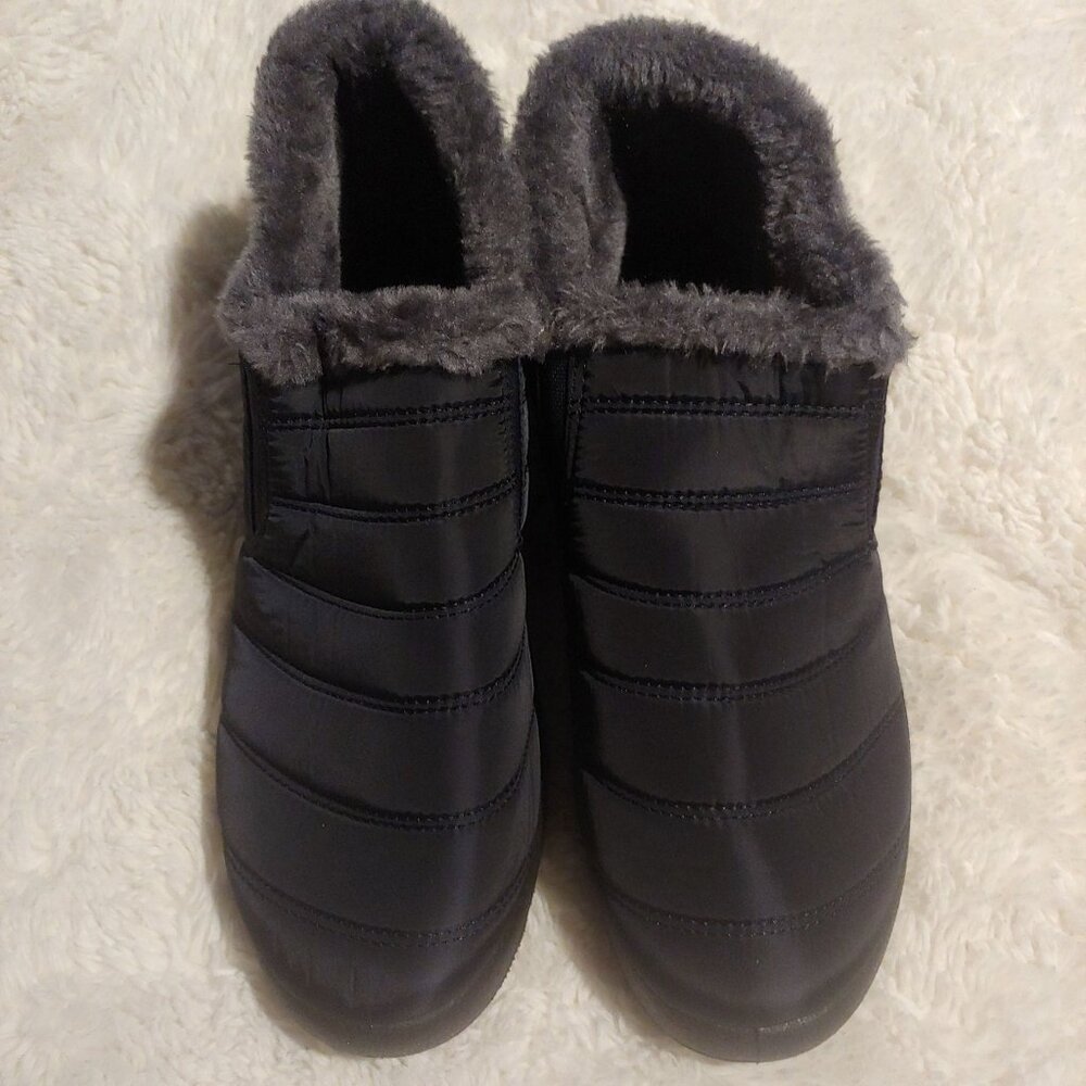 Gracosy Warm Snow Boots, Women's Ankle Bootie Anti-Slip Fur Lined Size 41/US  9.